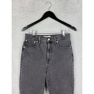 Madewell Jeans Womens 27 Gray The Perfect Vintage Jean High Rise Tapered Denim